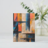 Retro Wave Design 01 Briefkaart (Staand voorkant)