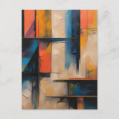 Retro Wave Design 01 Briefkaart (Voorkant)