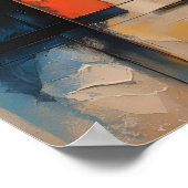 Retro Wave Design 01 Poster papier mat (Coin)