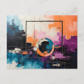 Retro Wave Design 04 - Carte postale (Devant)