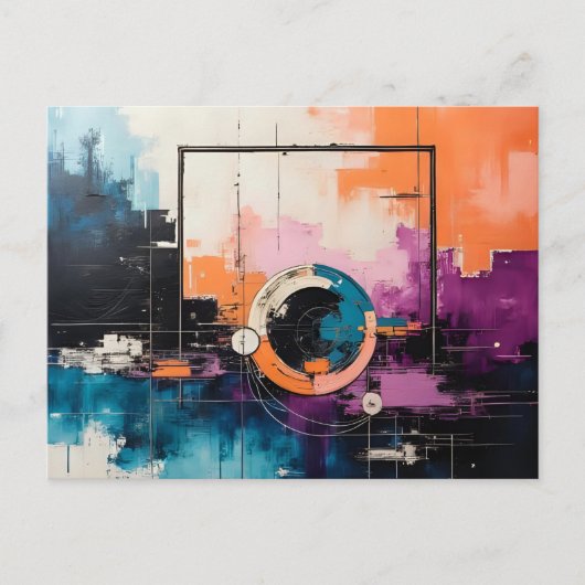 Retro Wave Design 04 - Carte postale (Devant)