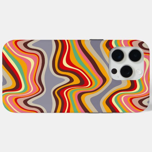 retro wave disco Case-Mate iPhone case (Achterkant (horizontaal))