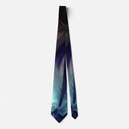Retro Wave Fractal Stropdas (Voorkant)