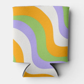 Retro Wave Groovy Curl Layer Abstract Y2K-patroon Blikjeskoeler