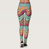 retro wave MANA Leggings (Achterkant)