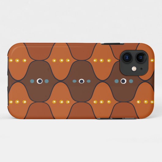 Retro Wave Sinaasappel Case-Mate iPhone Case (Achterkant (horizontaal))