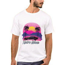 "Retro Wave" Sunset Graphic