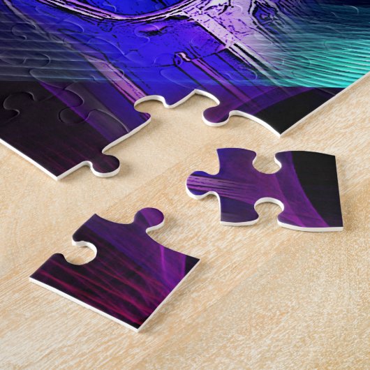 Retro Wave TurboProp Puzzle d'aéronef (Côté)
