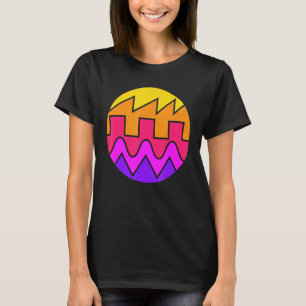 Retro Waveform Synthesizer Sound Wave Electronic M T-shirt