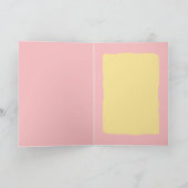 Retro Wavy À damiers Bonne carte d'anniversaire (Intérieur)