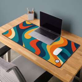 Retro Wavy Pattern Modern Abstract  Bureaumat