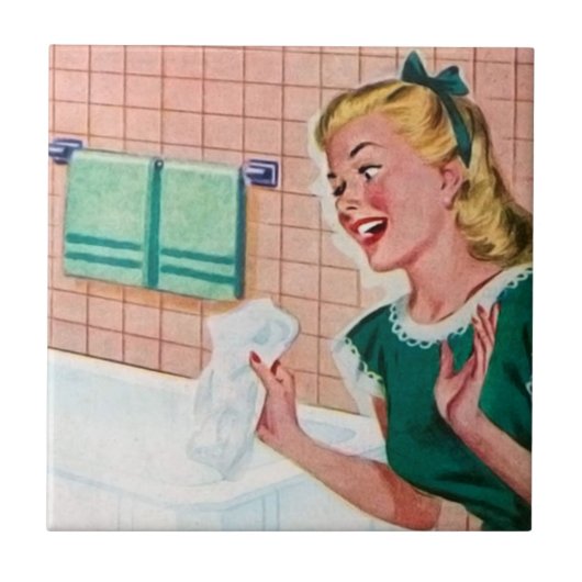 retro  wc tegeltje (Voorkant)