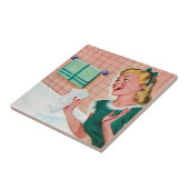 retro  wc tegeltje (Zijkant)