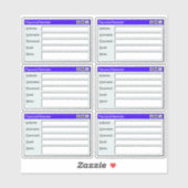 Retro Web Page Username Log Password Tracker  Sticker (Vel)