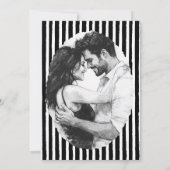 Retro Weddenschap bespaart de datum Save The Date (Achterkant)