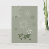 Retro Wedding Destination Passport Map QR Code (Achterkant)