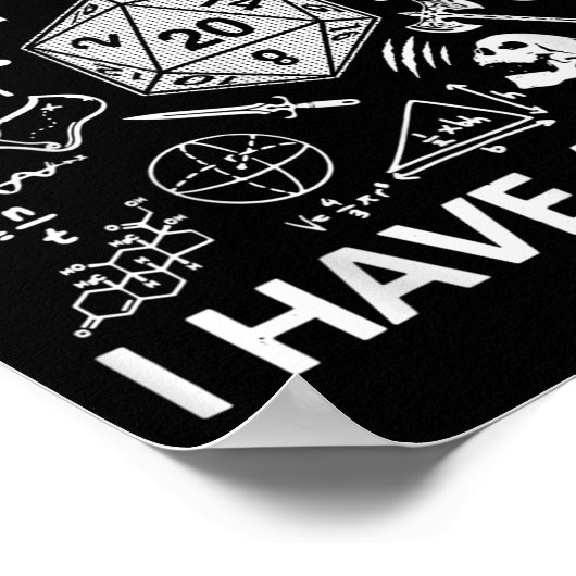 Retro Welk deel van Don't You Understanding Funny Poster (Hoek)