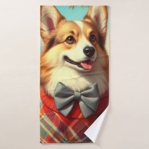 Retro Welsh Corgi Cardigan Peinture
