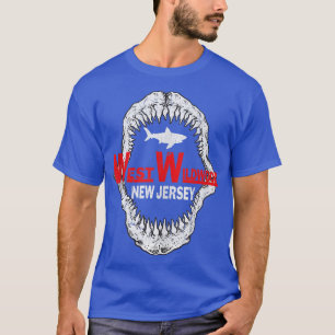 Retro West Wildwood New Jersey  Shark Teeth T-shirt