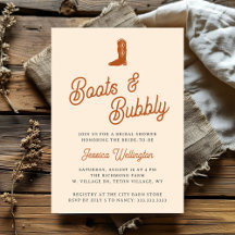 Retro Westerne Cowboy laarzen & Bubbly Vrijgezelle
