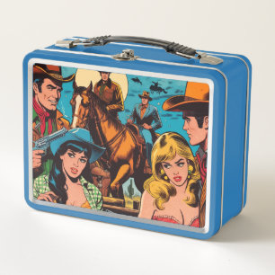 Retro Westerne striptekeningen