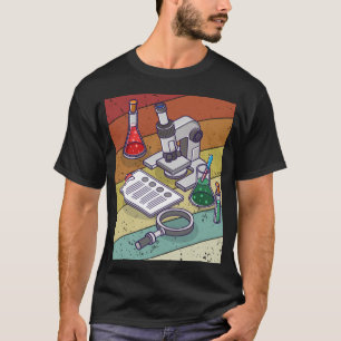 Retro Wetenschap Psychologie DNA Profiler Forensis T-shirt