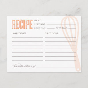RÉTRO WHISK   Cartes recettes