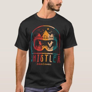 Retro Whistler British Columbia Ski T-shirt