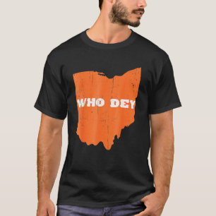 Retro Who Cincinnati Ohio Dey  Football Sou T-shirt