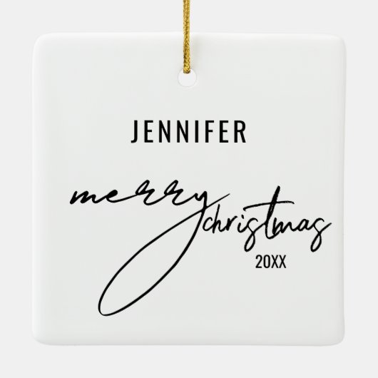 Retro Wijn Kerstversiering, Grappige Wijnliefhebbe Keramisch Ornament (Achterkant)