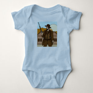 Retro Wild West Cowboys Rodeo Romper