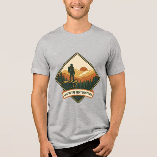 Retro Windturbine Berg T-Shirt - 70s Natuur