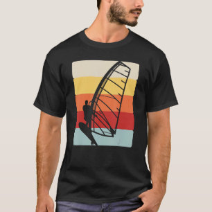 Retro Wing Surfen Koele Folie Wing Surfer T-shirt