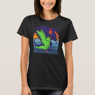 Retro Winged Dragon I die de Groene Indische Ringn T-shirt