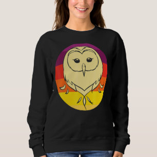 Retro Wise Vogeldier Bos Uil 1 Trui