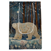 Retro wit beer boho winterbos medium cadeauzakje (Achterkant)