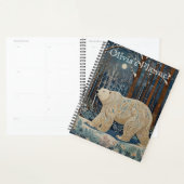 Retro wit beer boho winterbos planner (Display)