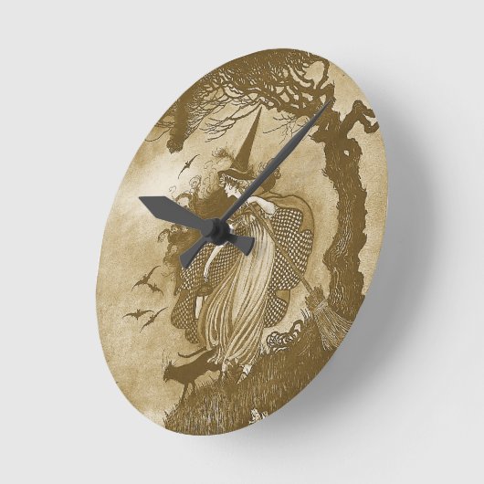 Retro Witch Ronde Klok (Hoek)