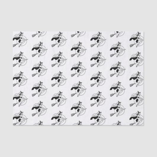 Retro Witch Tissuepapier (Voorkant)