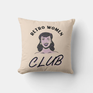 RETRO WOMAN CLUB VINTAGE 1950 VIBE COUSSINS
