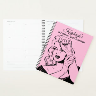Retro Woman No Drame Planner