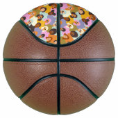 Retro Women of the World Pattern Basketbal (Rechts)