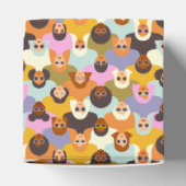 Retro Women of the World Pattern Bedankdoosjes (Bovenkant)