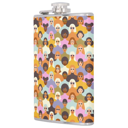 Retro Women of the World Pattern Heupfles (Links)