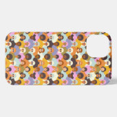 Retro Women of the World Pattern iPhone Hoesje (Achterkant horizontaal)