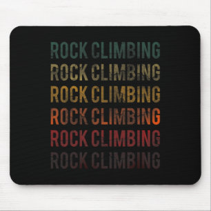 Retro Woord Vintage Kleddernest Rock Klimmen Schat Muismat
