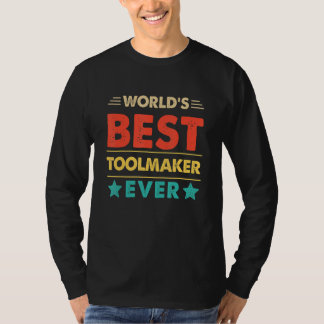 Retro World's Best Toolmaker Ever T-shirt