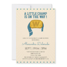 Retro Worstelen Baby Shower
