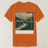 Rétro Wrangell St Elias National Park TShirt (Design devant)