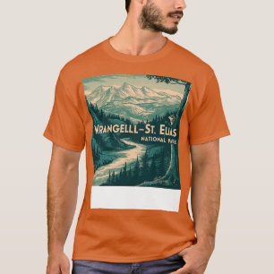 Rétro Wrangell St Elias National Park TShirt
